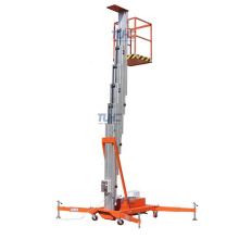 5m single mast platform lift hydraulic aluminum alloy single mast working platform